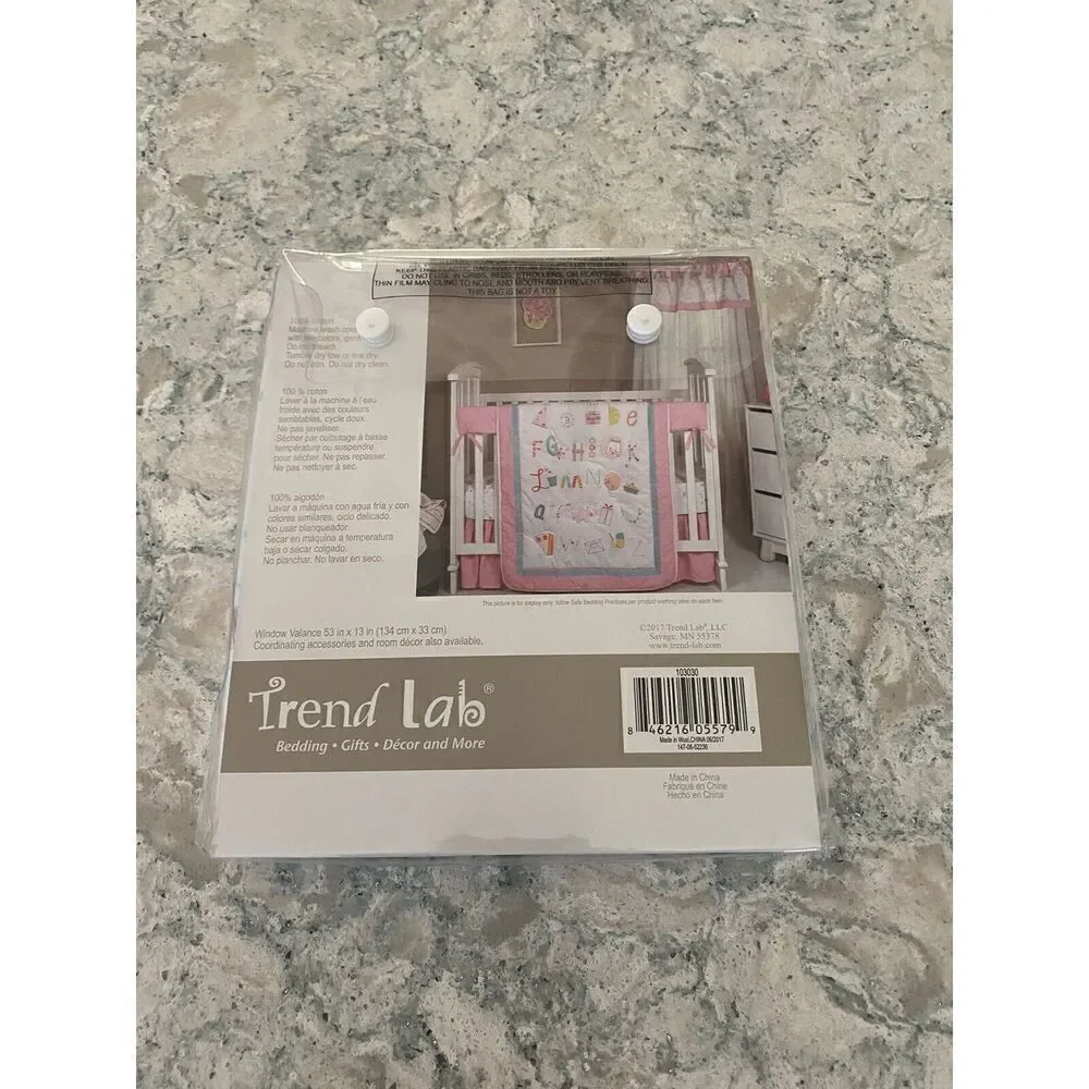 Trend Labs Alphabet Cakes Window Valance
